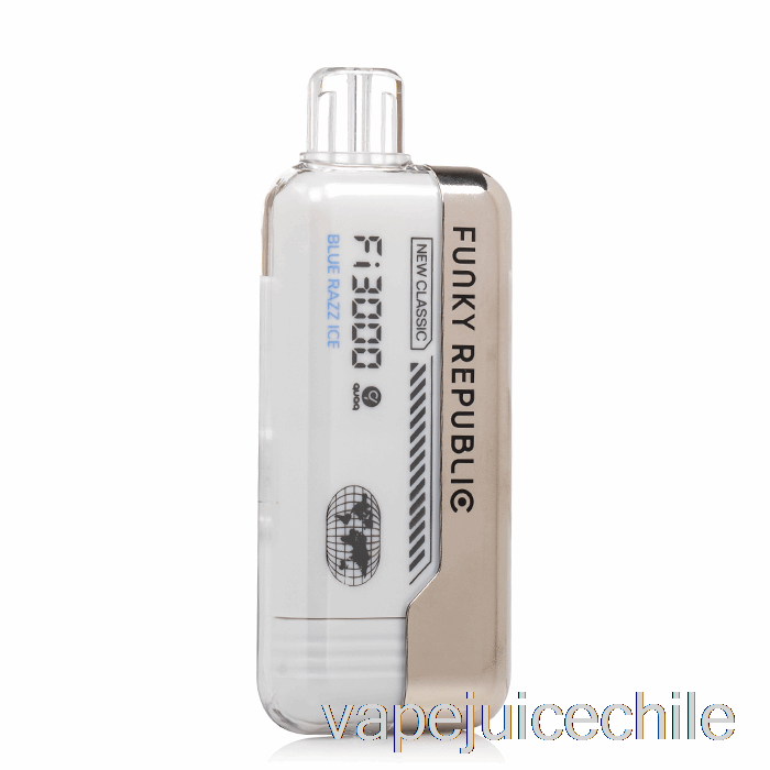 Vape Vhile Funky Republic Fi3000 Desechable Azul Razz Ice